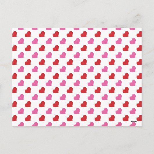 かわいい犬の写真教室バレンタインキャンディハート シーズンポストカード (裏面)