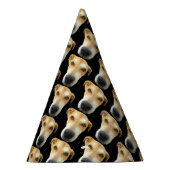 かわいい犬の写真誕生日カスタム パーティーハット (右)