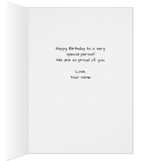 かわいい犬の写真誕生日コラージュ (内側 (右))