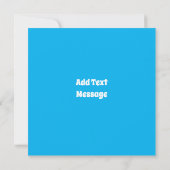 かわいい犬の写真5誕生日ブルーカード (裏面)