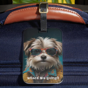 かわいい犬の写真 ラゲッジタグ