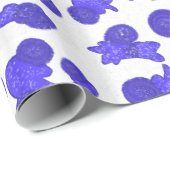 かわいい犬の冬の至ラッピング紙 ラッピングペーパー (ロールコーナー)