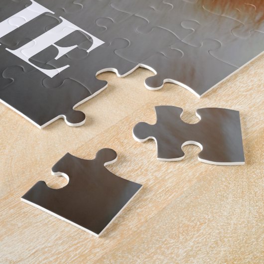 かわいい犬の名前フォトカスタム ジグソーパズル (側面)