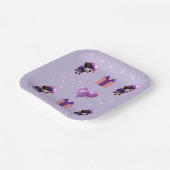 かわいい犬の子どもの誕生日パーティー|過去記事 ペーパープレート (傾斜あり)