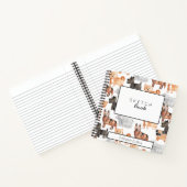 かわいい犬の子ども向けスケッチブックノート ノートブック (内部)