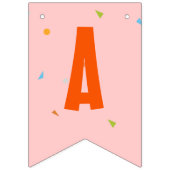 かわいい犬の子犬をテーマにした子どもの誕生日パーティー バンティングフラッグ (第3の旗)