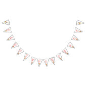 かわいい犬の子犬をテーマにした子どもの誕生日パーティー バンティングフラッグ (全)