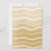 かわいい犬の子犬をテーマにした子どもの誕生日パーティー 招待状 (裏面)