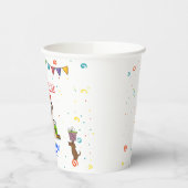 かわいい犬の子犬をテーマにした子供の誕生日パーティー 紙コップ (左)