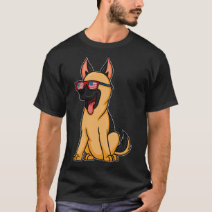 かわいい犬の子犬ペットアニマルドイツのシェパード Tシャツ