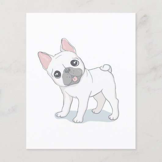 かわいい犬の子犬 |ギフト愛犬家 チラシ (正面)