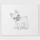 かわいい犬の子犬 |ギフト愛犬家 ラッピングペーパー (フラット)