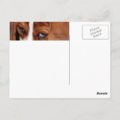 かわいい犬の子犬 ポストカード (裏面)