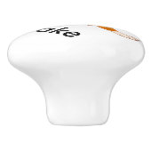 かわいい犬の引き出しノブ セラミックノブ (側面)