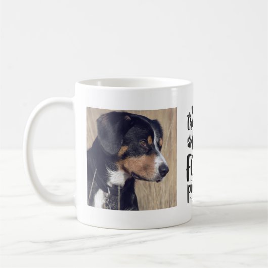 かわいい犬の引用文 |犬の恋人2の写真 コーヒーマグカップ (左)