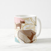 かわいい犬の恋人の本恋人 コーヒーマグカップ (正面右)