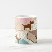 かわいい犬の恋人の本恋人 コーヒーマグカップ (中央)