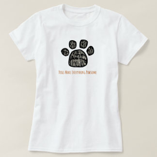 かわいい犬の恋人 Tシャツ