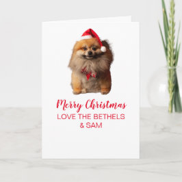 かわいい犬の折り畳みグリーティングカード カード