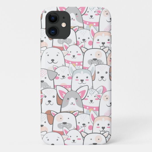 かわいい犬の携帯ケース Case-Mate iPhoneケース (裏面)