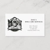 かわいい犬の散歩屋さん　ペットシッターの名刺 名刺 (正面)