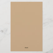 かわいい犬の文房具 便箋 (裏面)