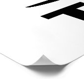 かわいい犬の本ホットティーモダンタイポグラフィ ポスター (角)