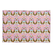 かわいい犬の枕ケース 枕カバー (裏面)