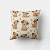 かわいい犬の枕 クッション (裏面)