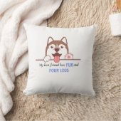 かわいい犬の枕 クッション (ブランケット)