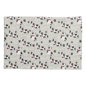 かわいい犬の柄枕カバー 枕カバー (裏面)