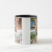 かわいい犬の母のカスタム写真 マグカップ (中央)