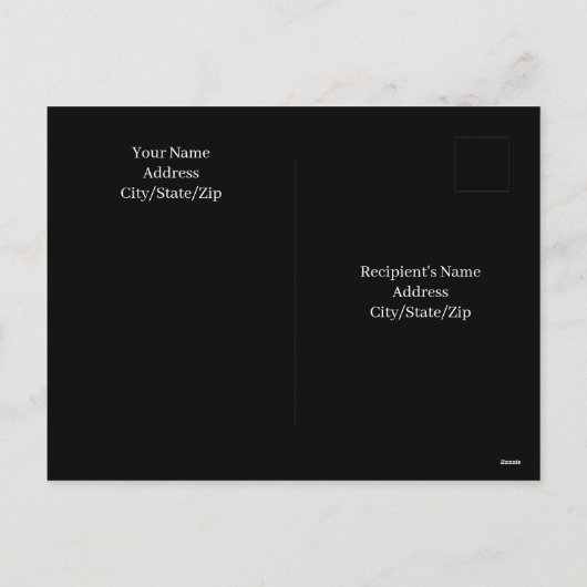 かわいい犬の母の日の白黒の写真|過去記事 シーズンポストカード (裏面)