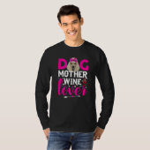かわいい犬の母プードル犬の母の日 Tシャツ (正面フル)