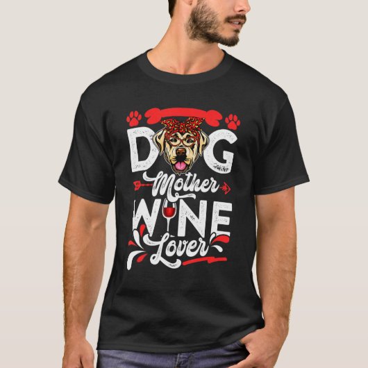 かわいい犬の母ラブラドール犬の母の日 Tシャツ (正面)