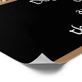 かわいい犬の水彩画のポスター ポスター (角)