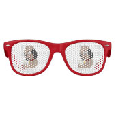 かわいい犬の漫画の子供たちサングラス キッズサングラス (正面)