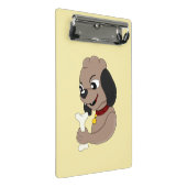 かわいい犬の漫画ミニクリップボード ミニクリップボード (アングル)
