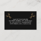 かわいい犬の漫画 | トリマー鋏 名刺 (裏面)