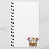 かわいい犬の石垣文房具 便箋 (正面)