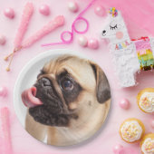 かわいい犬の紙プレート4 ペーパープレート (パーティー)