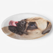 かわいい犬の紙プレート4 ペーパープレート (アングル)