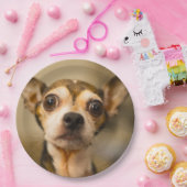 かわいい犬の紙皿10 ペーパープレート (パーティー)