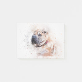 かわいい犬の肖像画 ポストイット