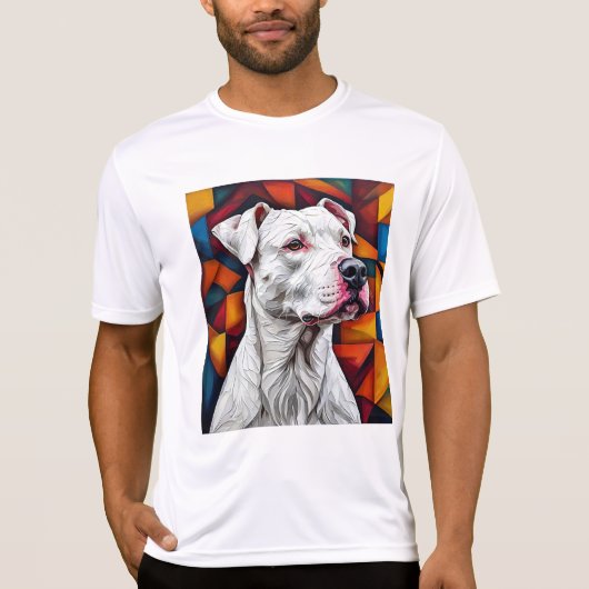 かわいい犬の肖像 Tシャツ (正面)