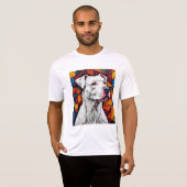 かわいい犬の肖像 Tシャツ (正面フル)
