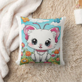 かわいい犬の装飾用クッション クッション (ブランケット)