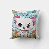 かわいい犬の装飾用クッション クッション (裏面)