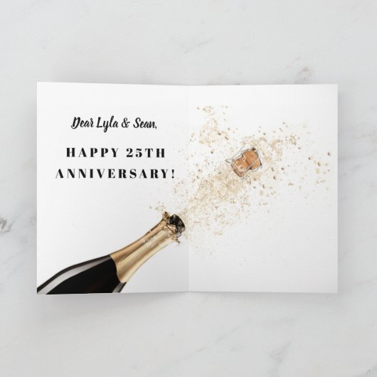 かわいい犬の記念日/引退/お祝いカード カード (内部)