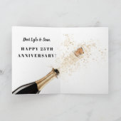 かわいい犬の記念日/退職/おめでとうカード カード (内部)